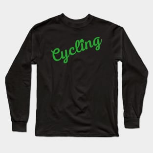 CYCLING IS MY LUCKY CHARM - CYCLING T-SHIRT / CYCLING GIFTS / ST PATRICKS DAY GIFTS / FUN CYCLING T-SHIRT // CYCLING GIFTS / GIFTS FOR A CYCLIST / FUN CYCLING T-SHIRT / CYCLIST DAD GIFTS / CYCLING MOM GIFTS / CYCLIST BIRTHDAY GIFT Long Sleeve T-Shirt